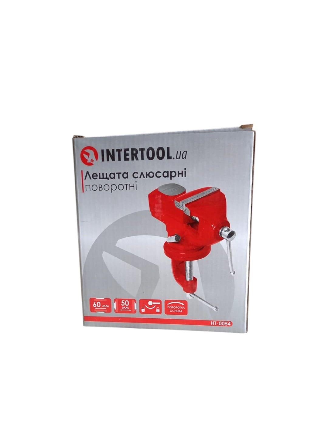 Тиски слесарные поворотные Intertool HT-0054 60 мм (26389089) - фото 3