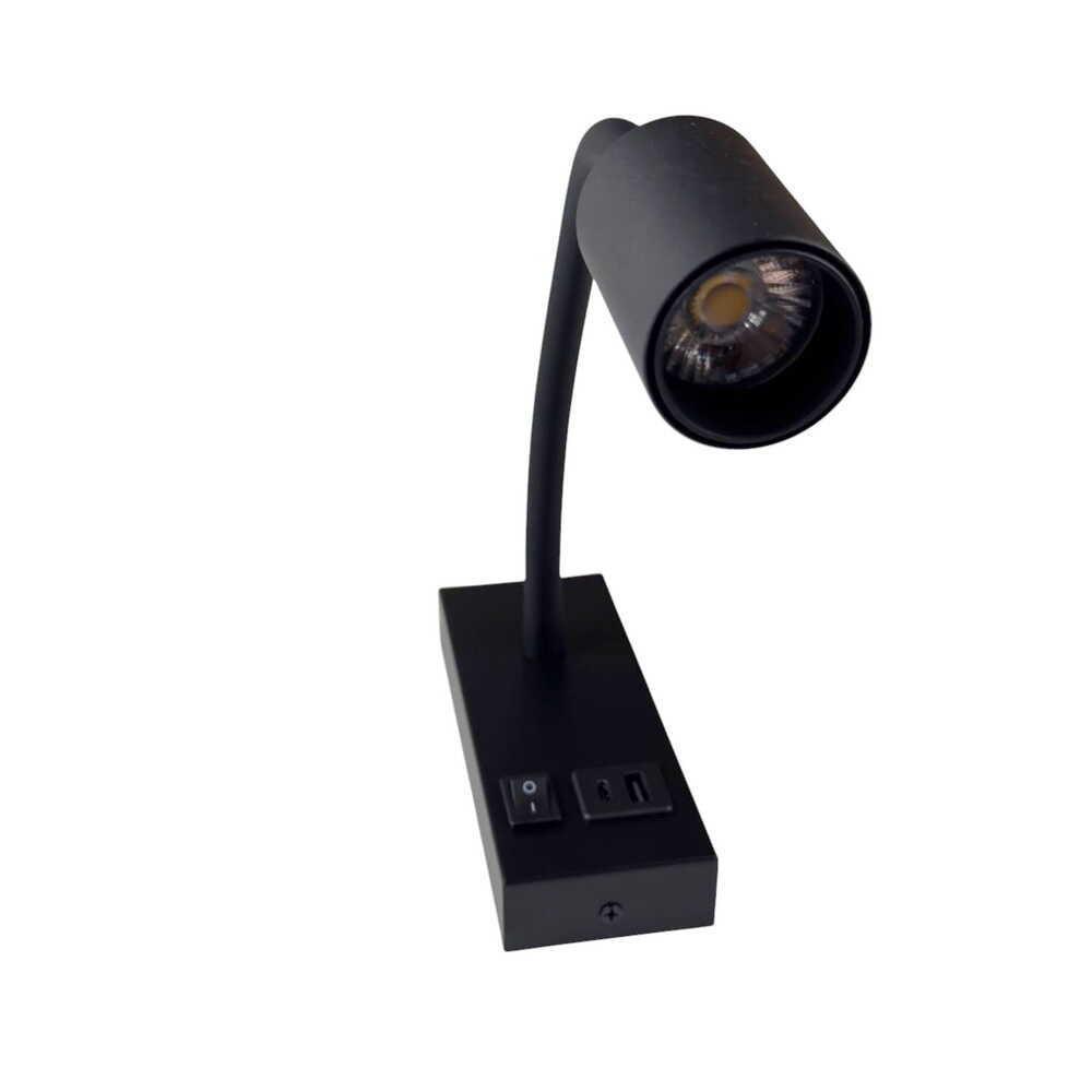 Бра Violux SNAKE USB/Type-C 5W 4200K 250Lm IP20 Черный (552101) - фото 2