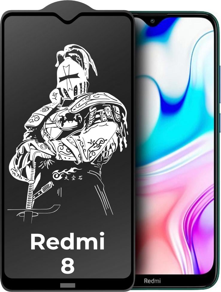 Стекло защитное King Fire Xiaomi Redmi 8 Full Glue Black (32548)