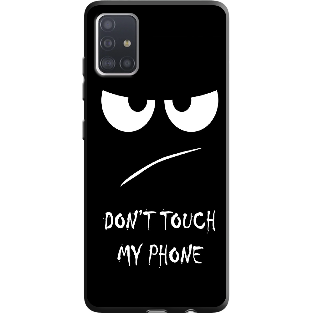 Чехол Boxface Samsung A515 Galaxy A51 Don't Touch my Phone Черный силикон (38808-up535-38947)