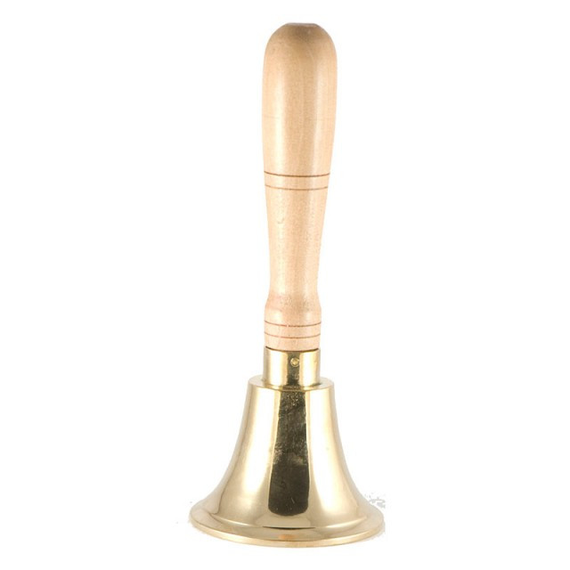 Колокол латунный 20 см Золотой (5936)