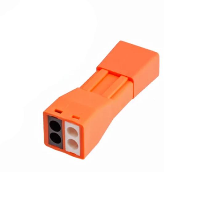 Клемма-коннектор разветвляющая Tactix 0,5-1,3 мм2 12А 1-2+1-2 одинарная 45,3х14,4х12,9 мм (2078B-2P)