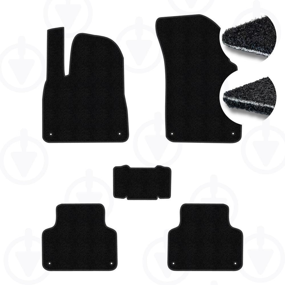 Комплект килимків в салон Star-Tex для Audi Q8 2018- р. текстиль/Ciak Чорний (10143-62-05-07)