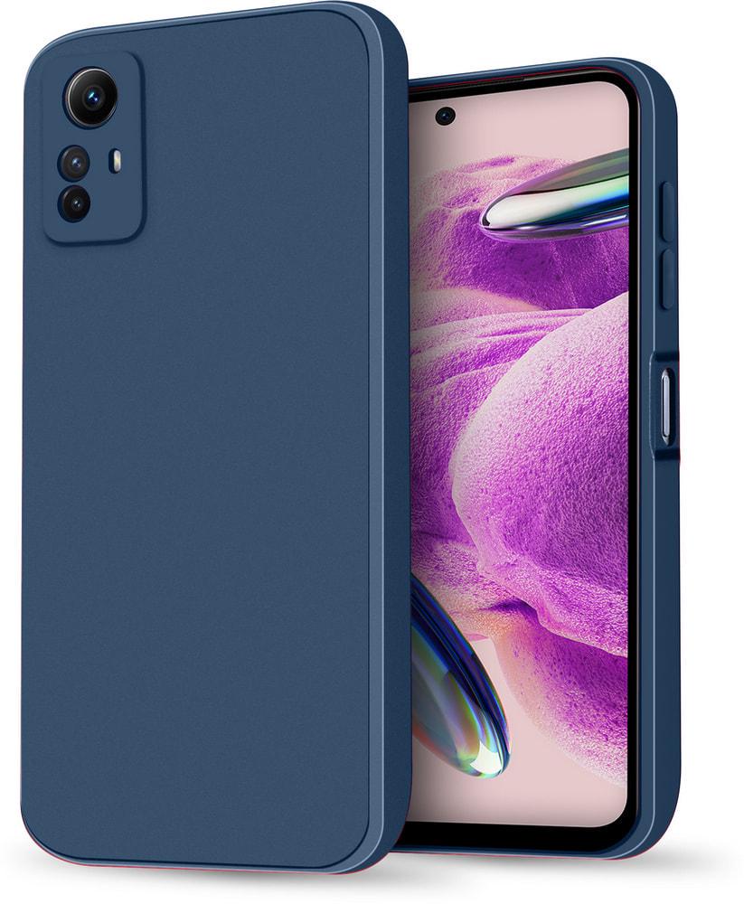 Силиконовый чехол HardCorner Xiaomi Redmi Note 12S (с микрофиброй) Blue (34863-28)