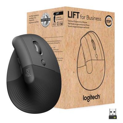 Комп'ютерна мишка Logitech Lift Vertical Ergonomic Wireless/Bluetooth Graphite (910-006494)