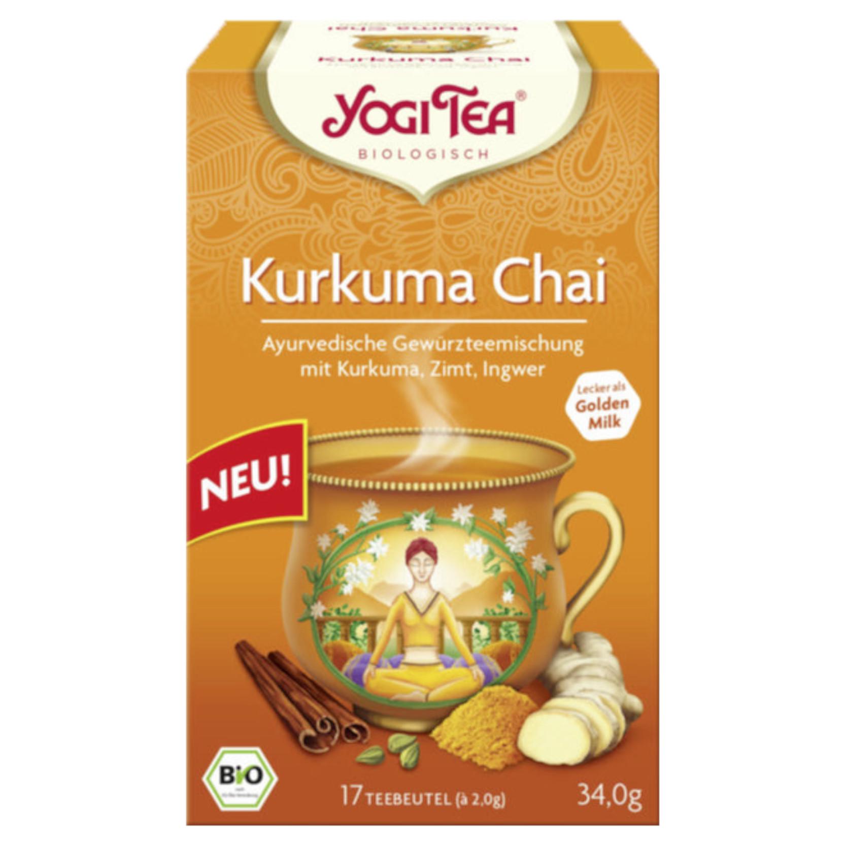 Чай в пакетиках YOGI TEA с куркумой 34 г (409799322)