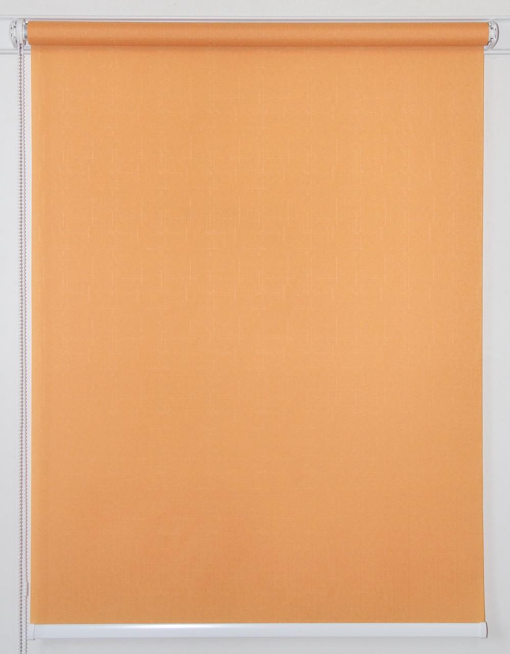 Рулонная штора Miranda Лен 60х180 см Оранжевый (МБ-852-62)