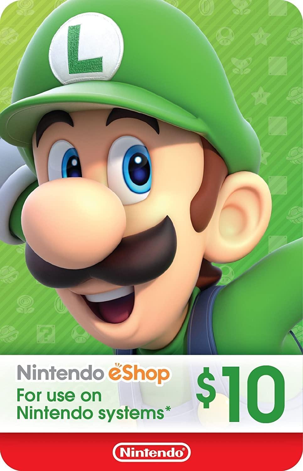 Карта Nintendo eShop Card $10 USA - фото 1