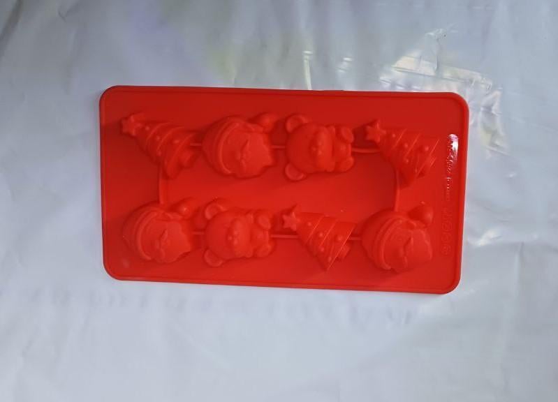 Силиконовая форма Новый год ассорти 8 шт. Красный (ef9b707e) Силиконовая форма Новый год ассорти 8 шт. Красный (ef9b707e)