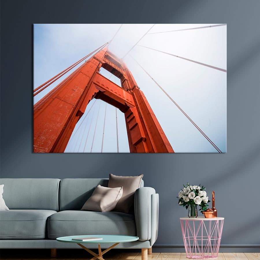 Картина город Красный мост Золотые ворота 51x34 см (A699-1)