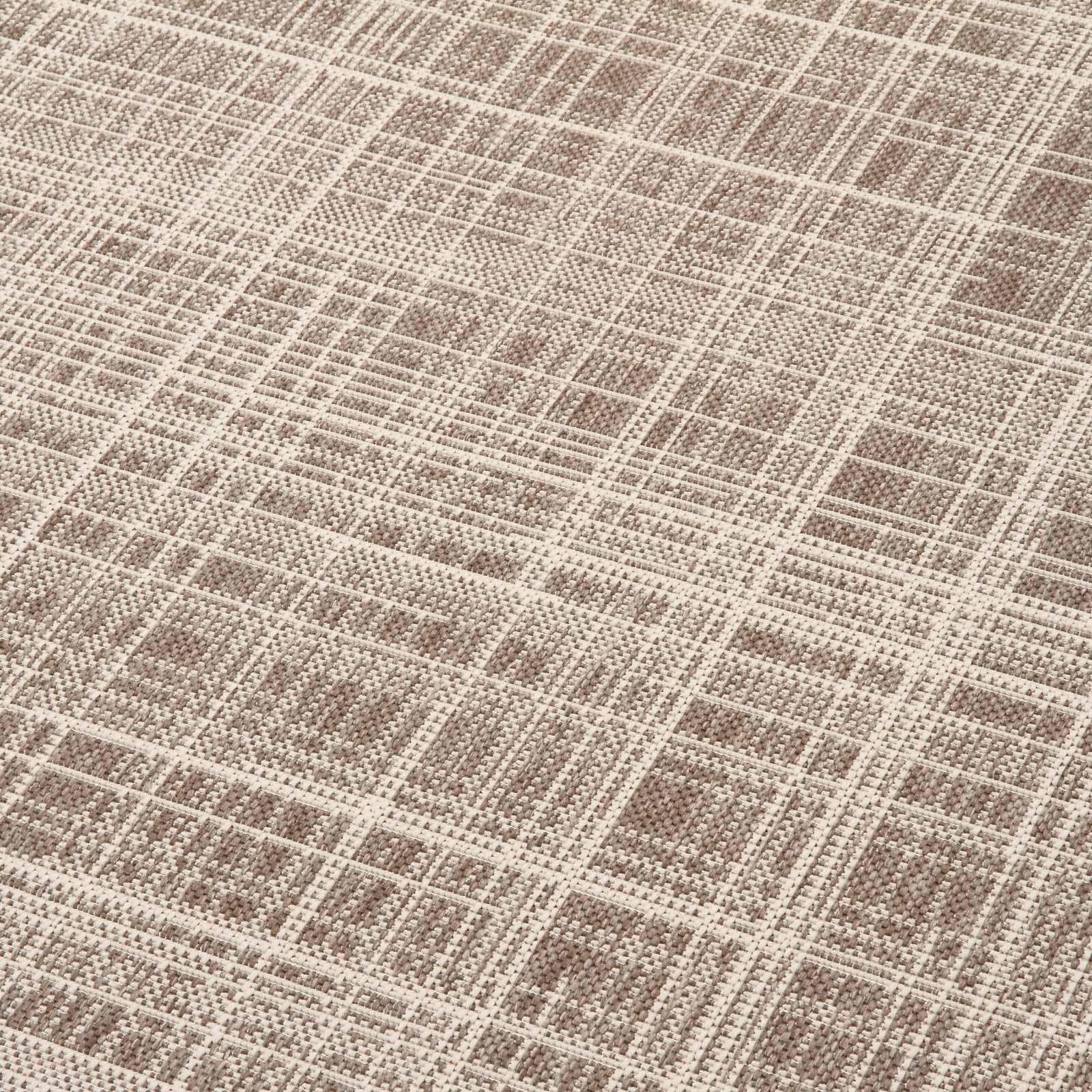 Килим безворсовий на гумовій основі DAKARIA Karat Flex Run 19171/111 1,20x1,70 м Бежевий (00-00010928) - фото 5