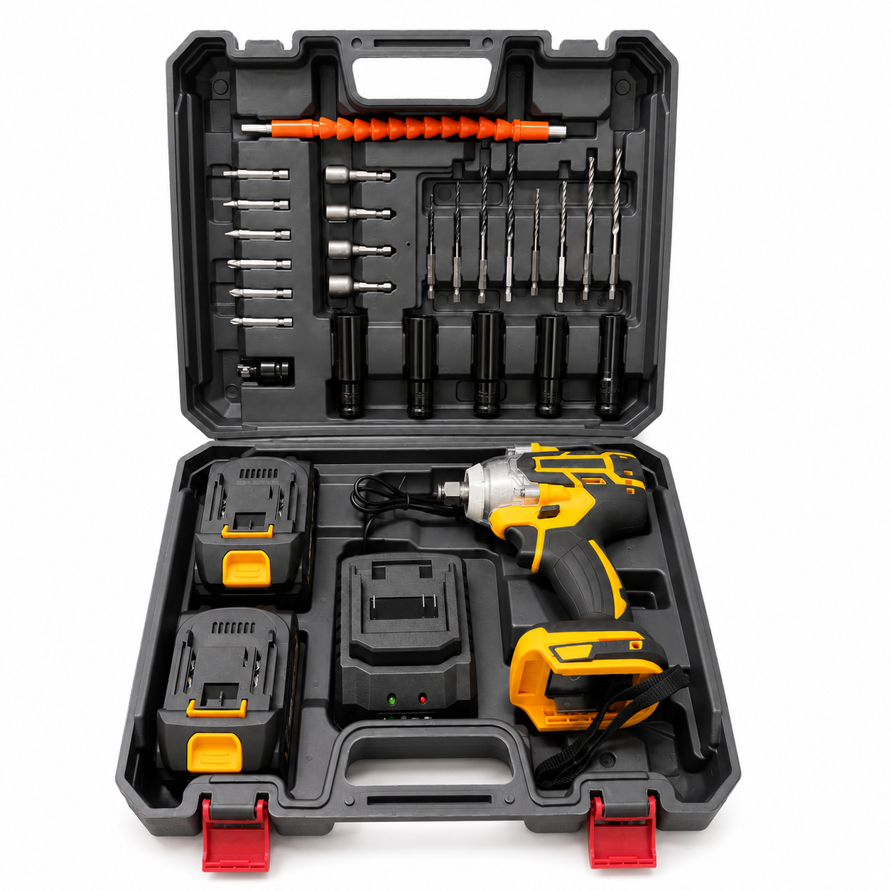 Дрель ударная аккумуляторная KRAFFTEC Germani DCD870 с подсветкой (37284029)
