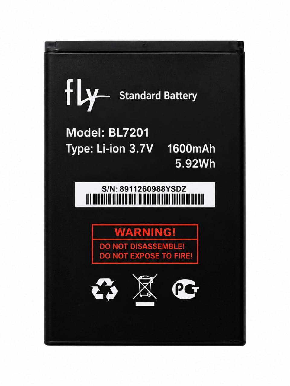 Аккумулятор FLY BL7201 1600 mAh (000021467)