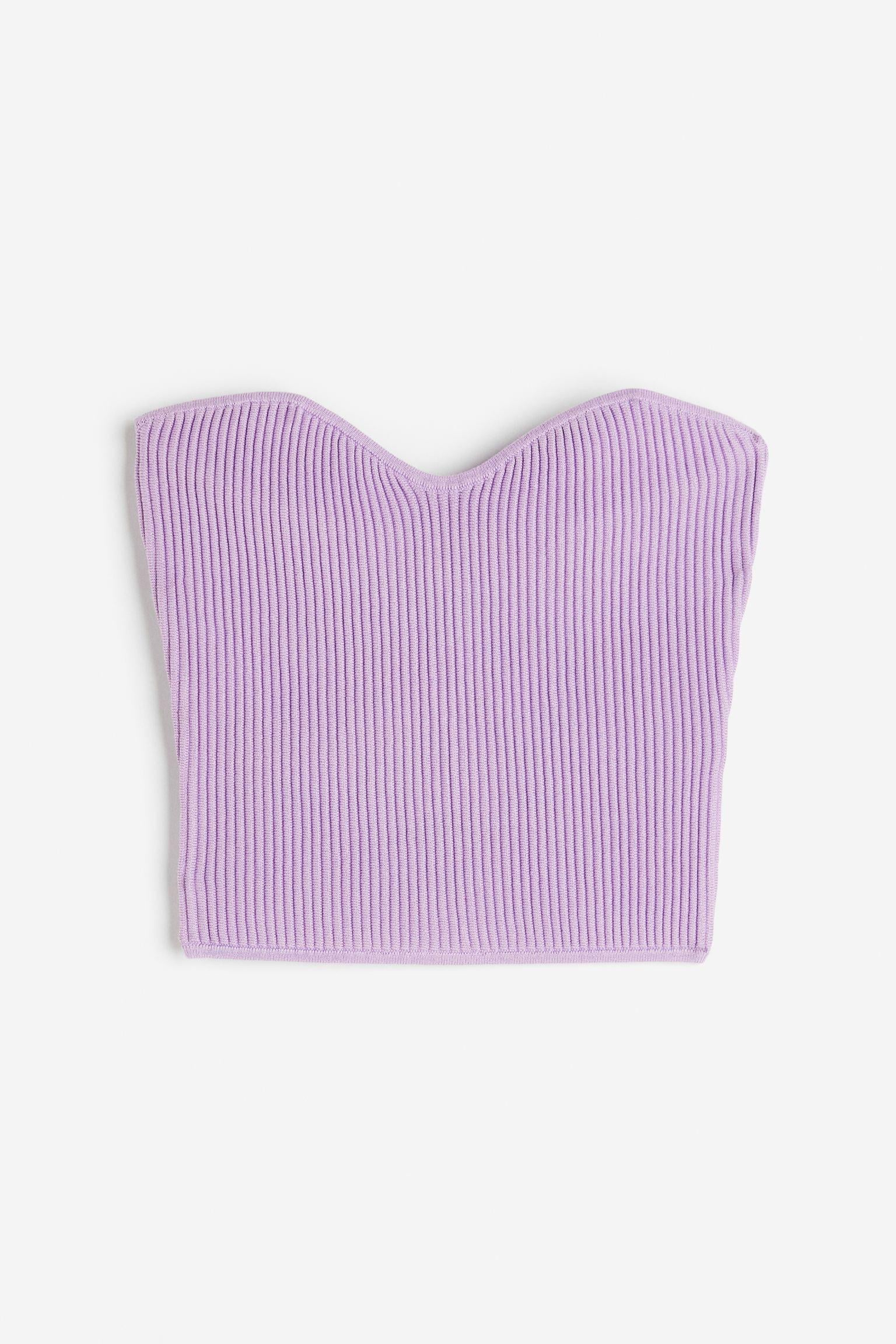 Топ H&M M Світло-бузковий (EA4061139090)