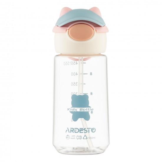 Бутылка для воды Ardesto Bear пластик 550 мл (AR2255BB) - фото 3