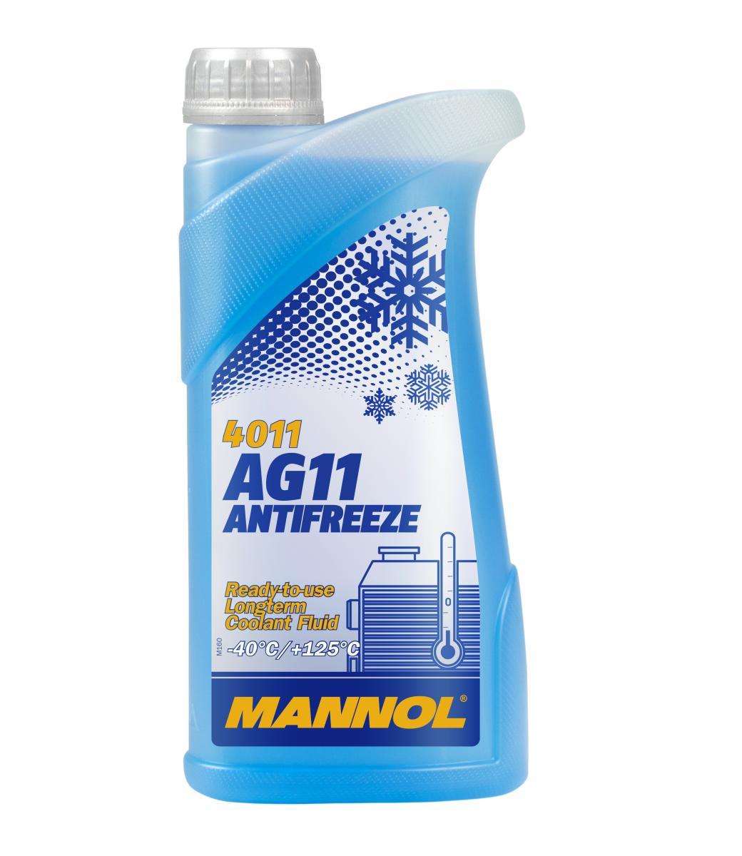 Антифриз Mannol AG11 Longterm Antifreeze до -40 °C 1 л Синій (104237)