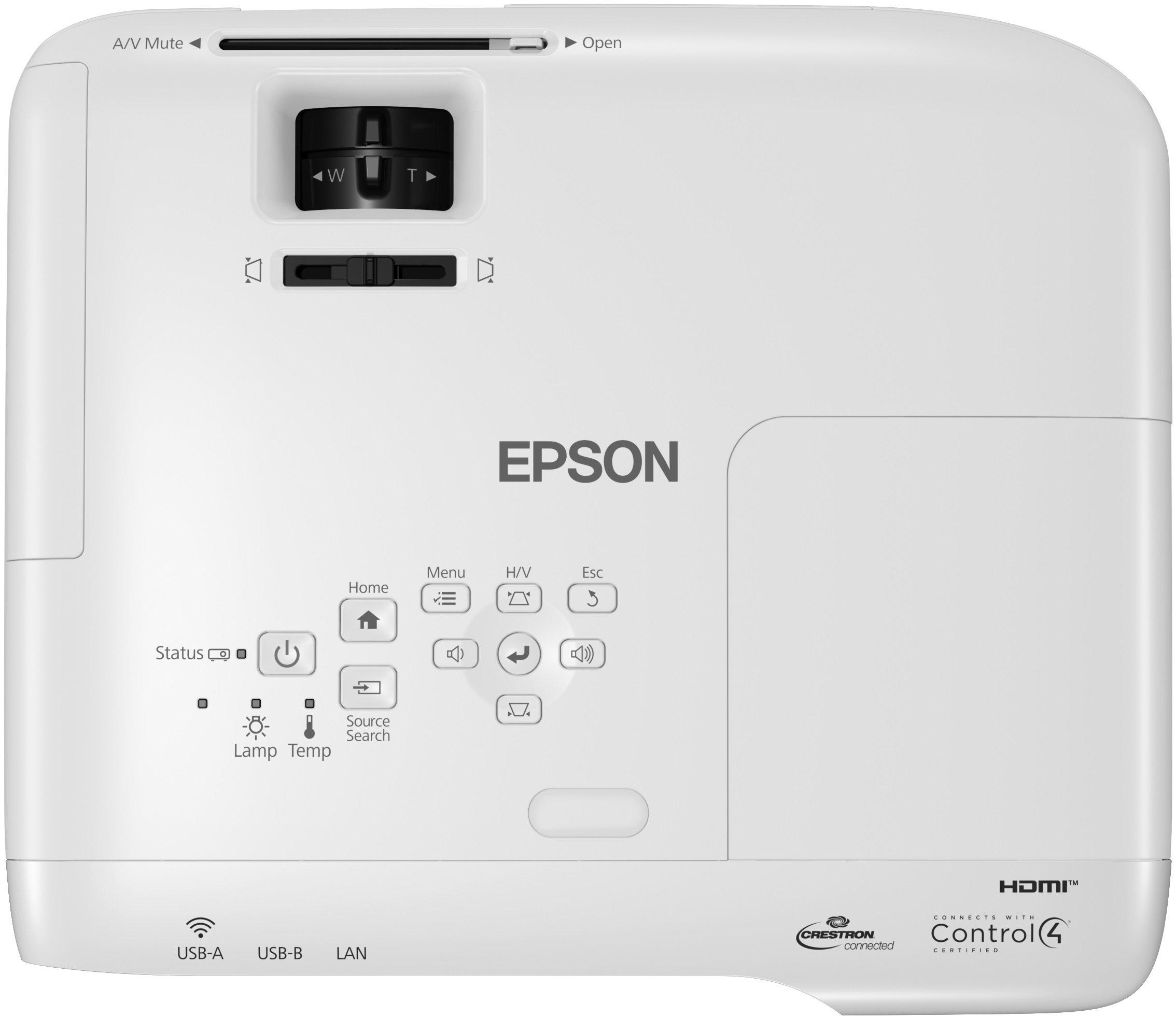 Проектор Epson EB-992F LCD 4000Lm Білий (11605390) - фото 4