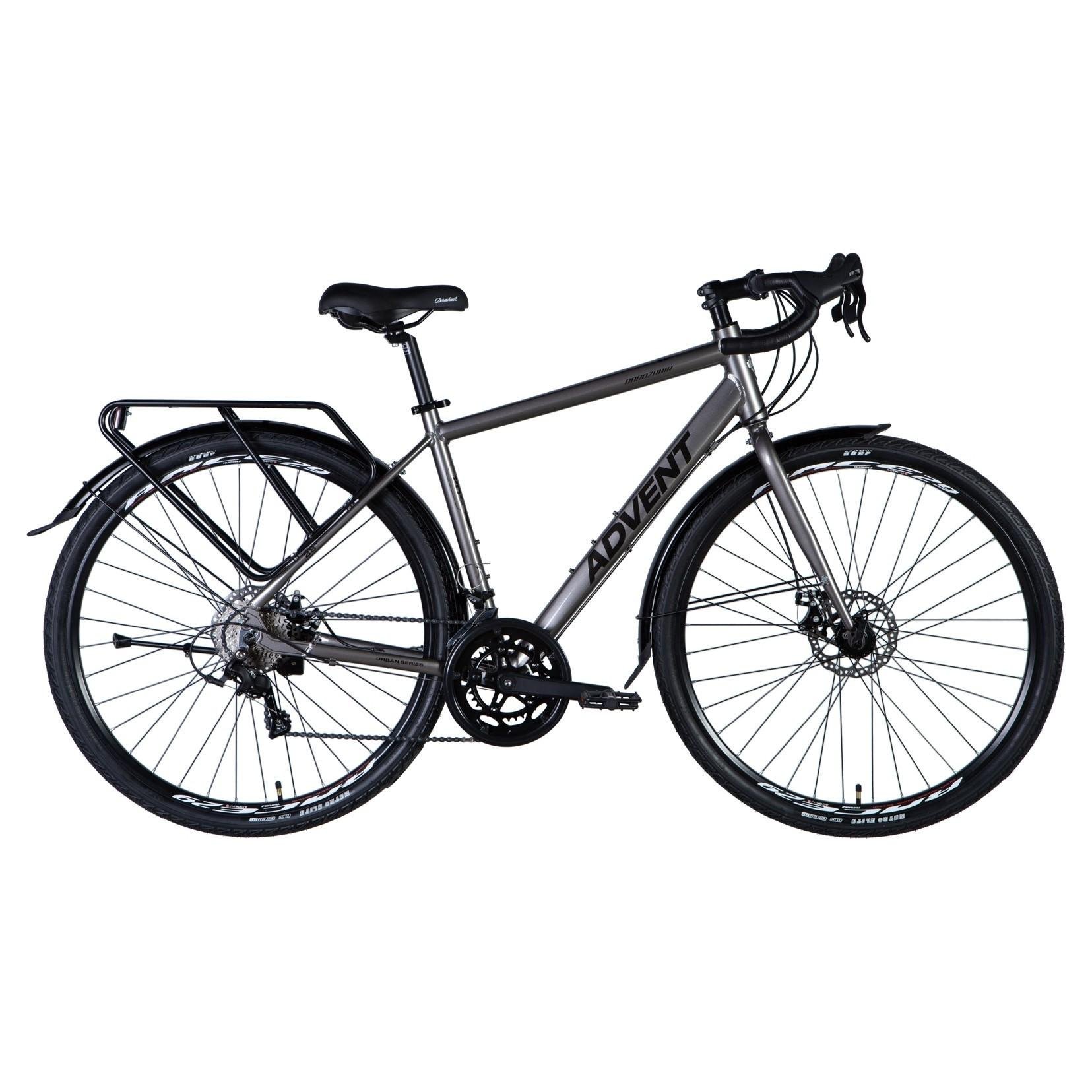 Велосипед AL Dorozhnik ADVENT з крилом Pl 28" Сірий металік (OPS-D-28-417)