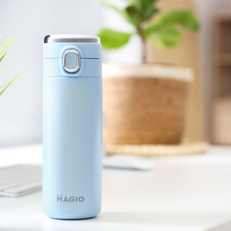 Термос Magio MG-1047B SMART вакуумний 400 мл Blue (23252070) - фото 2 Термос Magio MG-1047B SMART вакуумний 400 мл Blue (23252070) - фото 2