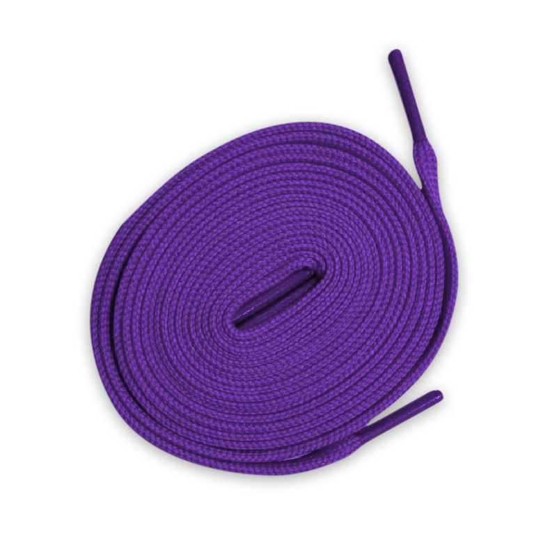 Плоскі шнурки для взуття 120 см Фіолетовий (S-07 B_1 №22)