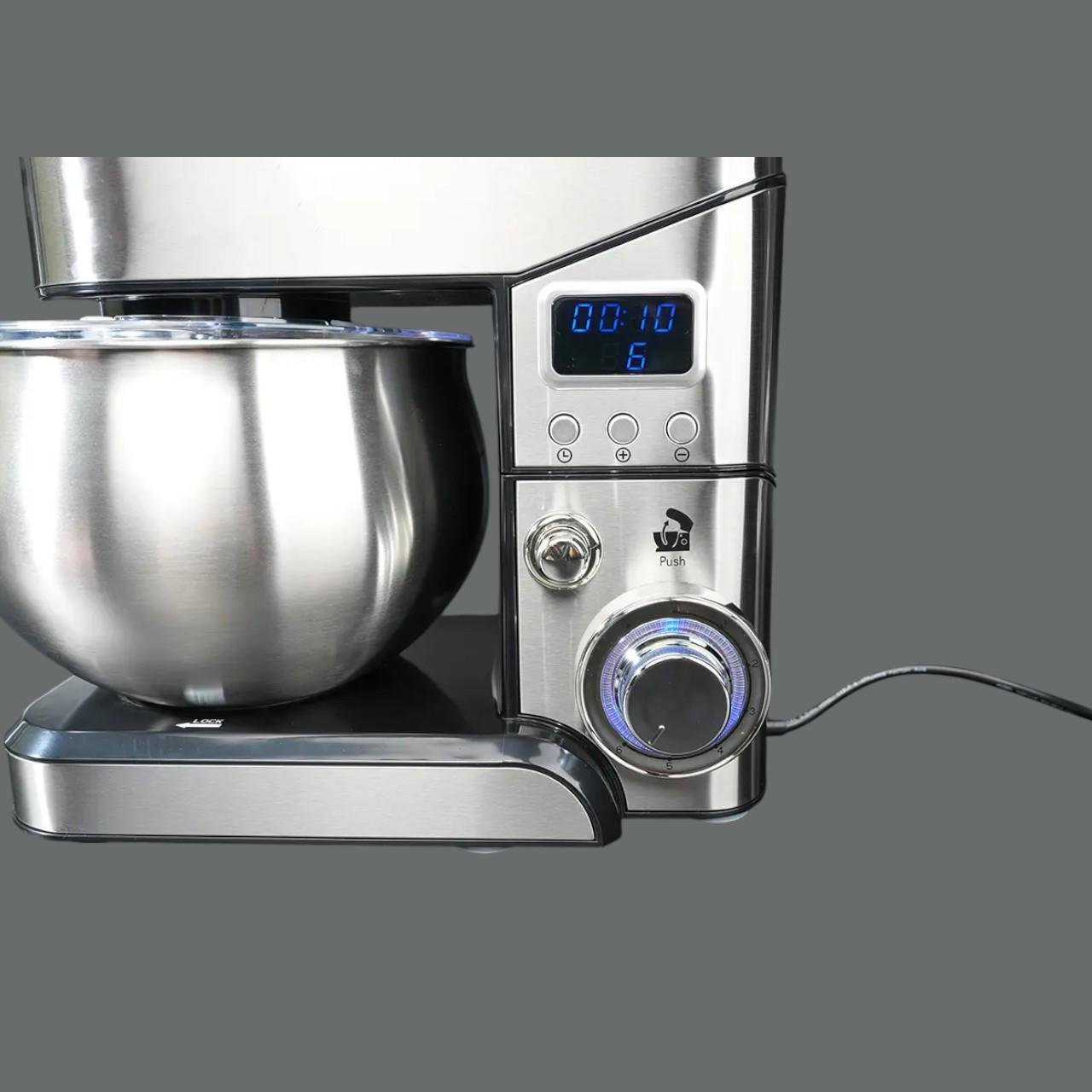 Міксер-тістоміс планетарний Top Kitchen Tk00224 сталева чаша 6 л дисплей 6 режимів 4000 Вт - фото 7