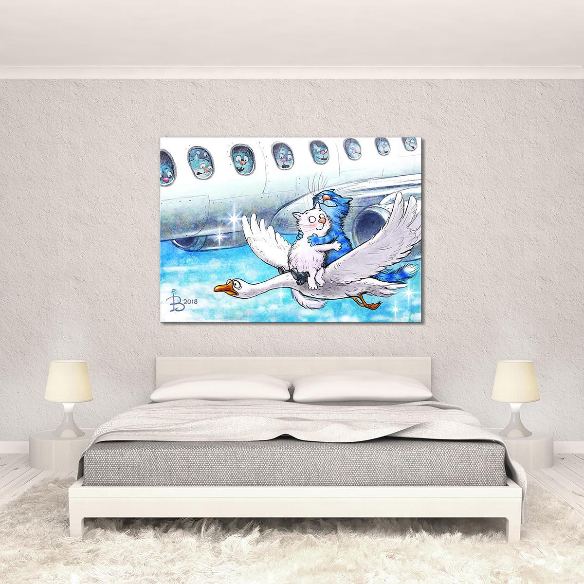 Модульная картина Фантазия ре мажор 1 модуль 30х45 см