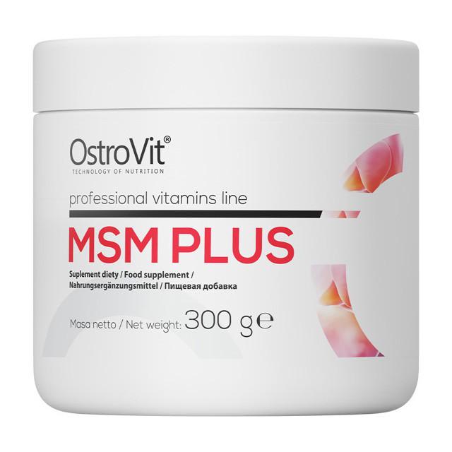 Метилсульфонілметан OstroVit MSM Plus 300 г Без смаку (08691-01)