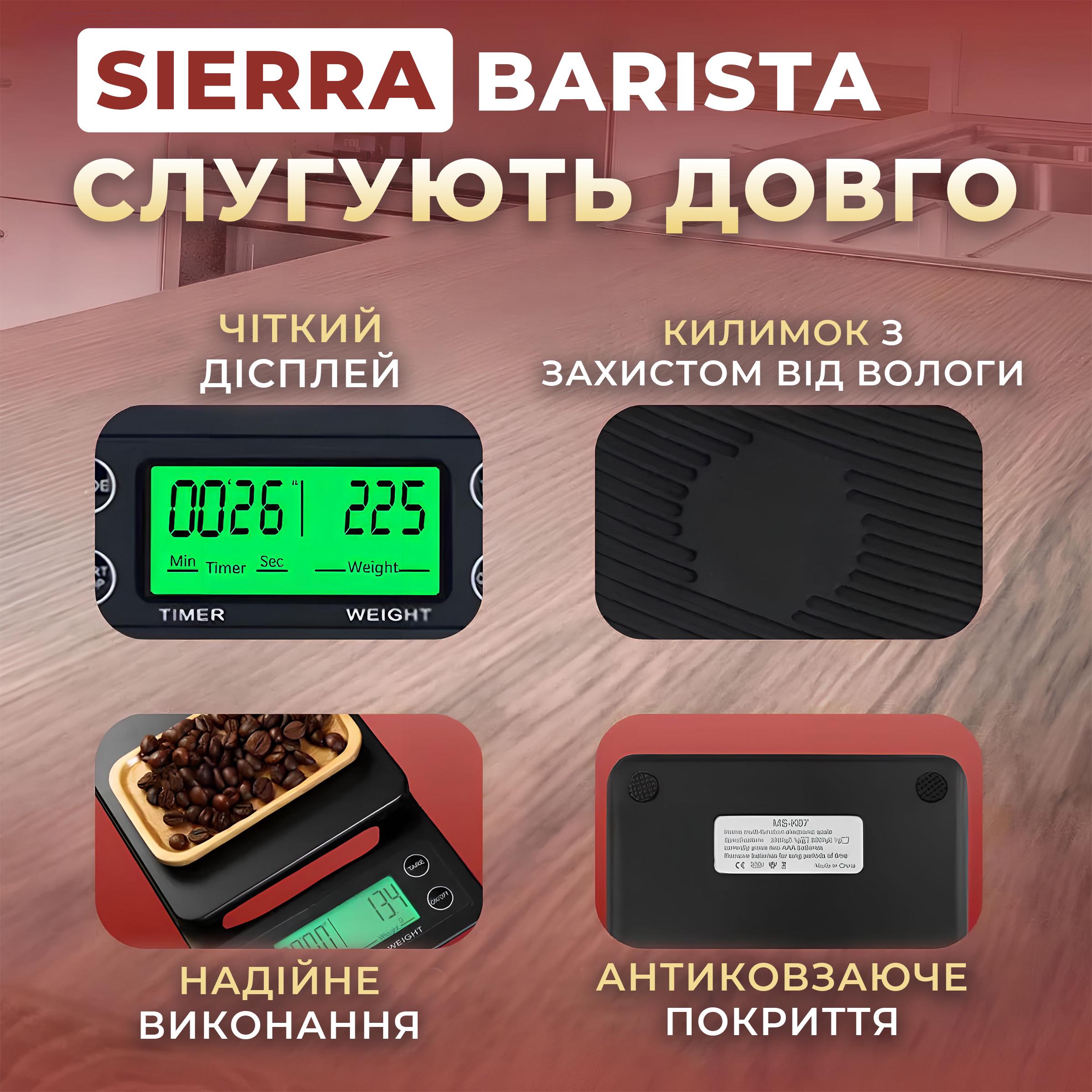 Ваги кухонні електронні Kayfovo MS-K08 з таймером для кави від 0,1 г до 3000 г (29136) - фото 9