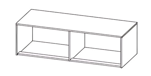Надставка до шафи купе Мебель-Сервіс Bruklin Дуб крафт золотий (28057110) - фото 2 Надставка до шафи купе Мебель-Сервіс Bruklin Дуб крафт золотий (28057110) - фото 2