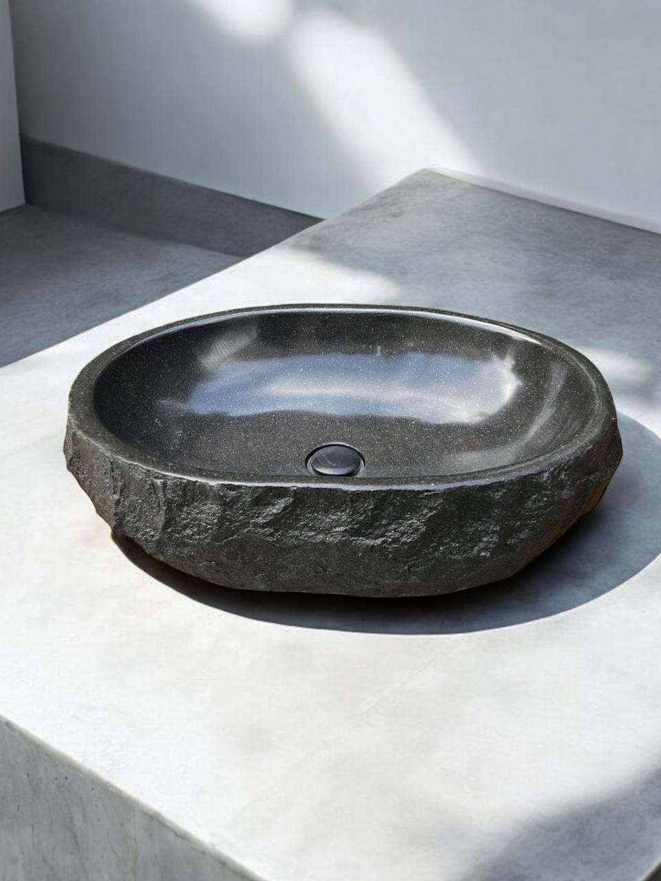 Раковина из гранита BAY MAR 44х32х13 см Черный (6457457)