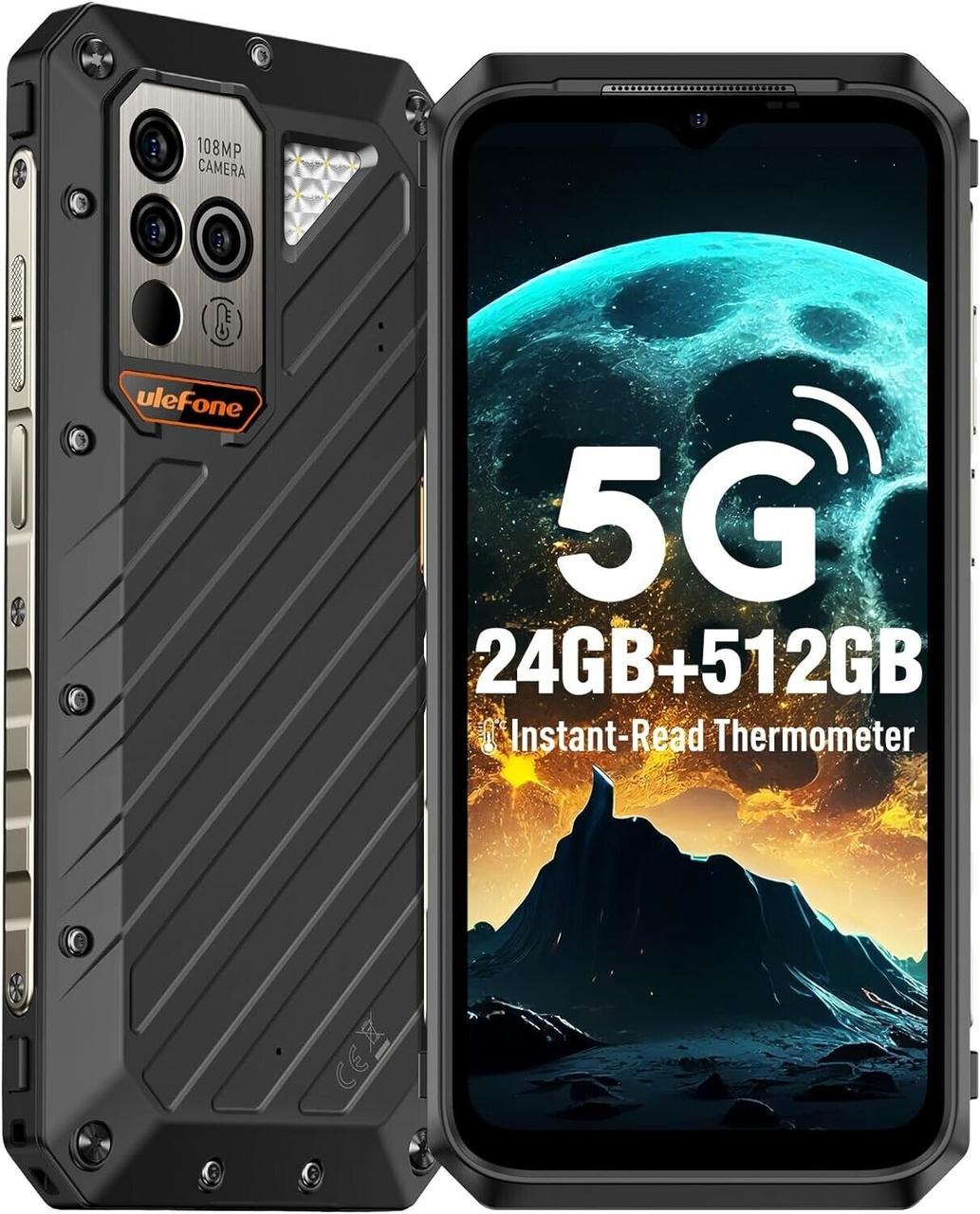 Смартфон Ulefone Power Armor 18 Ultra 5G 12/512 Гб Global Version Black