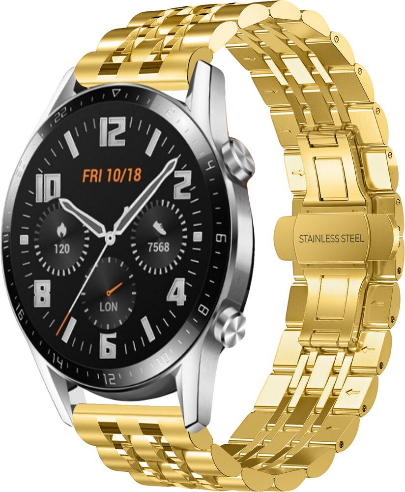 Браслет металлический Spinye для Huawei Watch GT 2 46 мм Gold (28947-2A)
