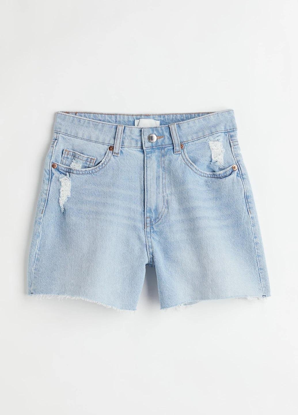 Шорти H&M р. 42 Блакитний (A13091255880)