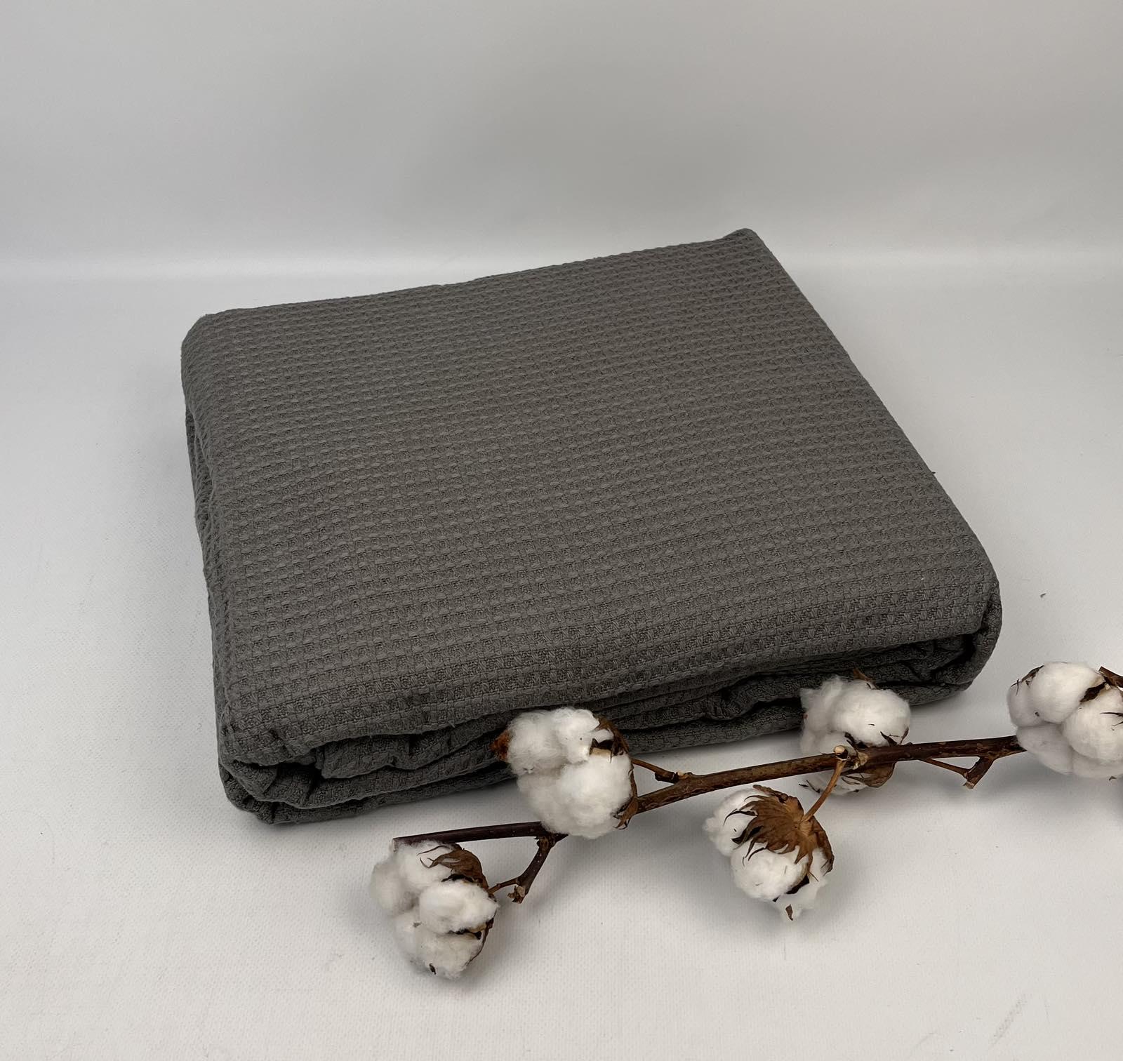 Простыня вафельная Mercan 220х240 см Anthracite (CN27044) Простыня вафельная Mercan 220х240 см Anthracite (CN27044)