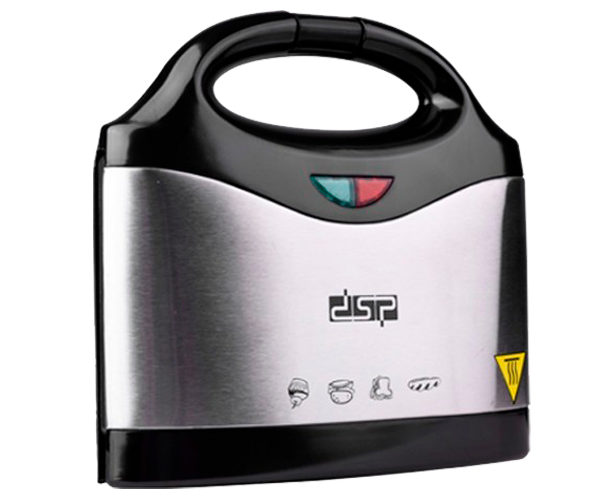 Бутербродница/сэндвичница DSP KC-1056 электрическая 750 W Серебристо-черный (KC-1056_383)