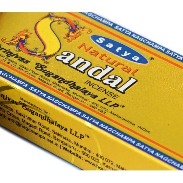 Аромапалочки Satya Natural Sandal Натуральный Сандал 15 г - фото 3 Аромапалочки Satya Natural Sandal Натуральный Сандал 15 г - фото 3