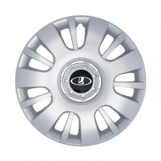 Автомобильные колпаки SKS 312 R15 с логотипом Lada 4 шт. Серебристый