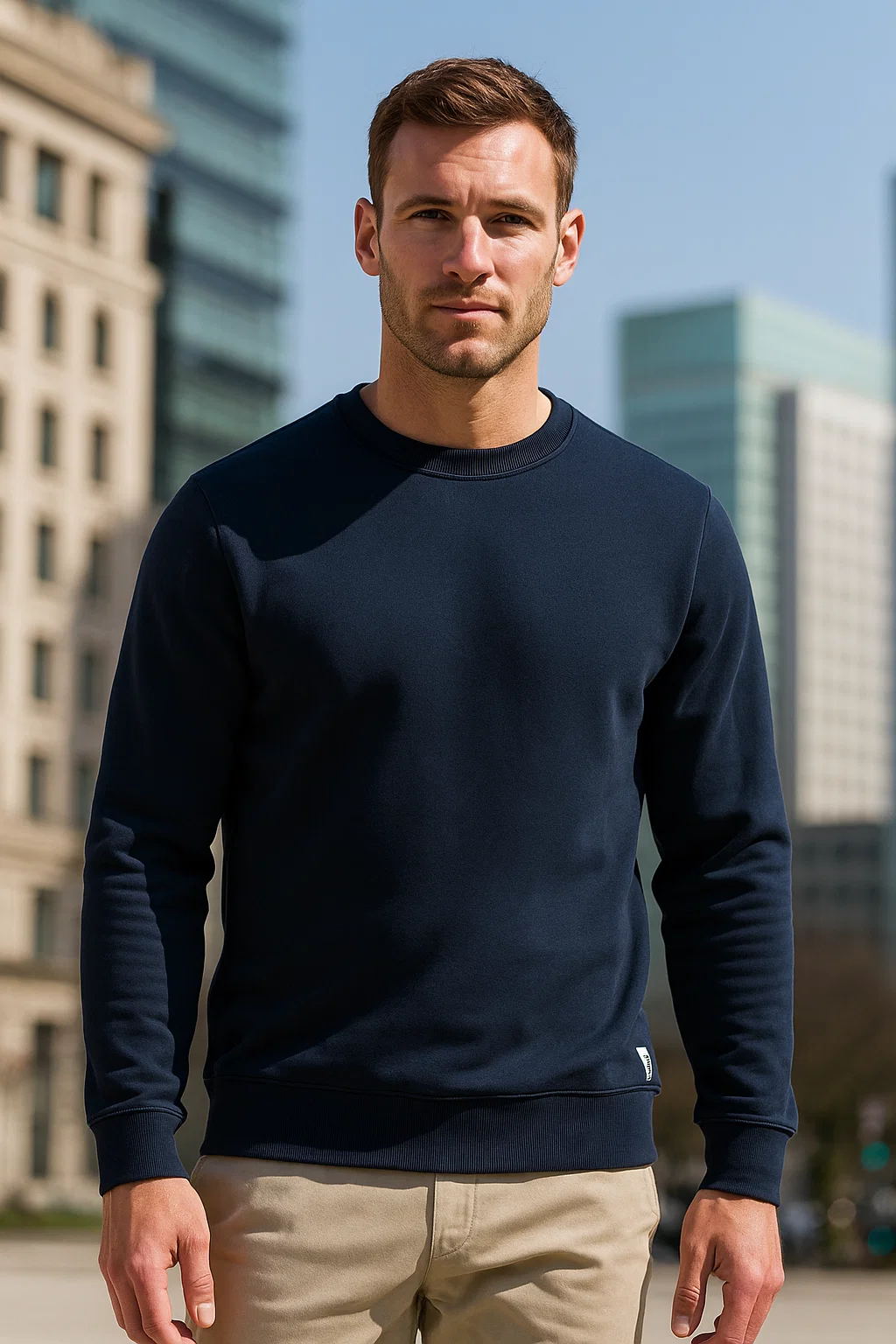 Свитшот мужской утепленный Lonsdale XL Синий (LS0030M115)