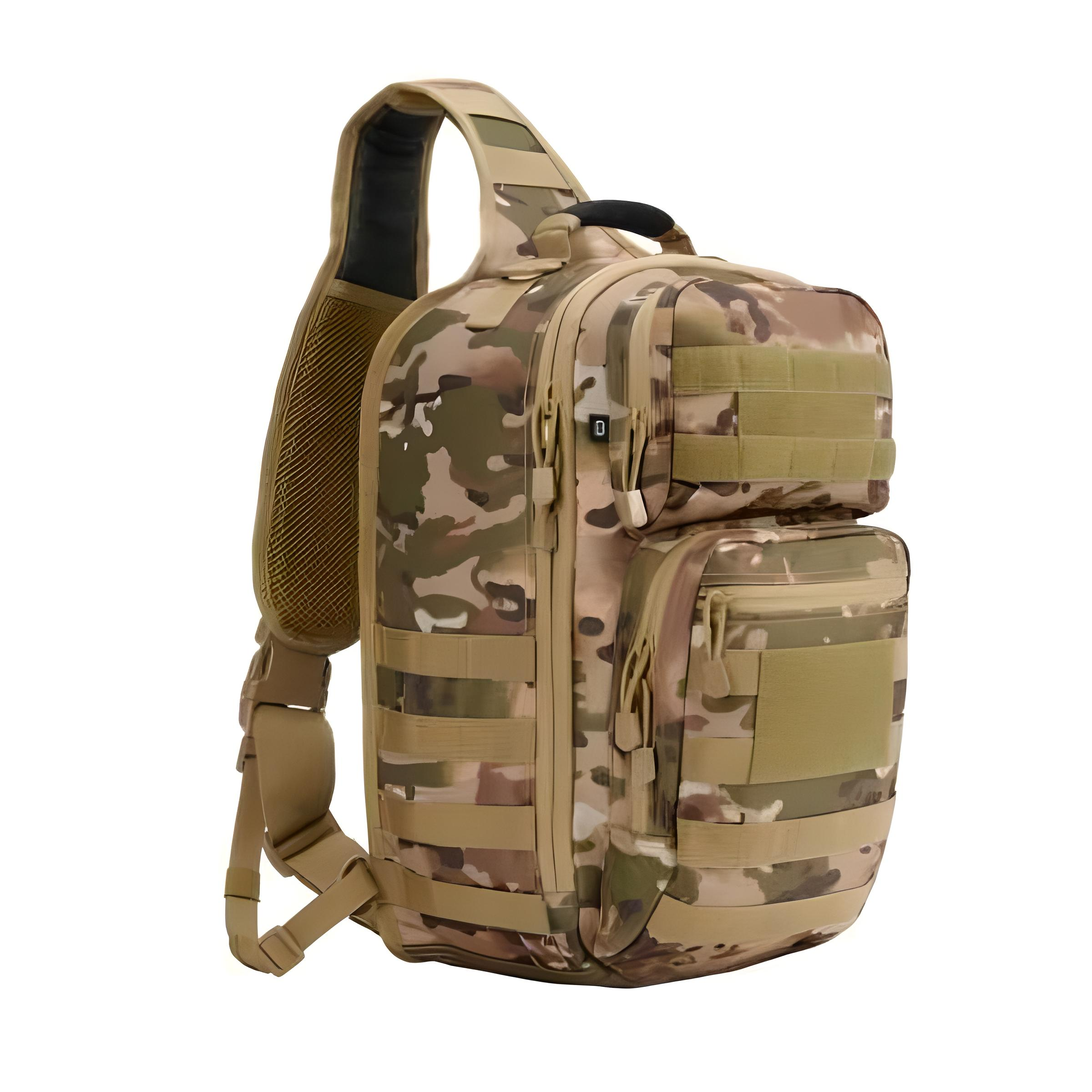 Рюкзак BRANDIT US Cooper Sling Large 22 л 45х29х22 см Tactical Camo (8072) - фото 1