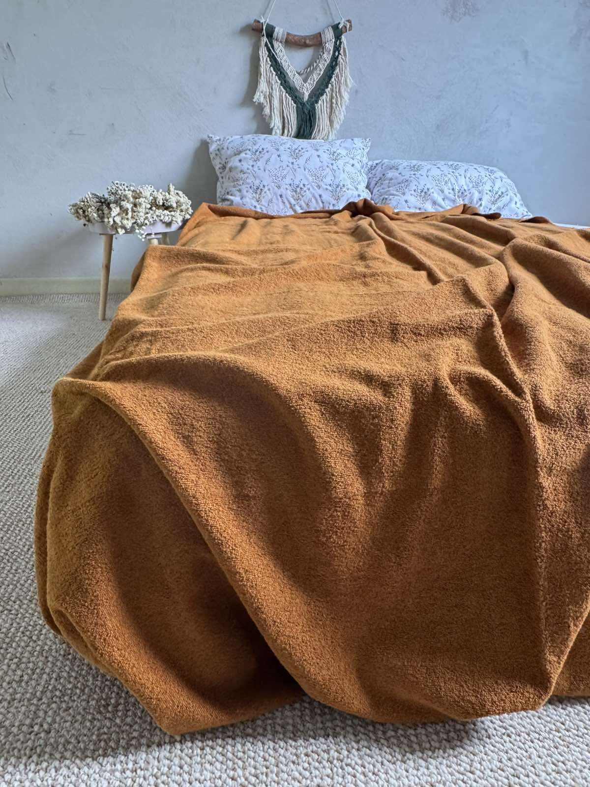 Простынь-покрывало махровое ZEINTEX MADEIRA охры хлопковое 150х220 см (26989505) - фото 9 Простынь-покрывало махровое ZEINTEX MADEIRA охры хлопковое 150х220 см (26989505) - фото 9