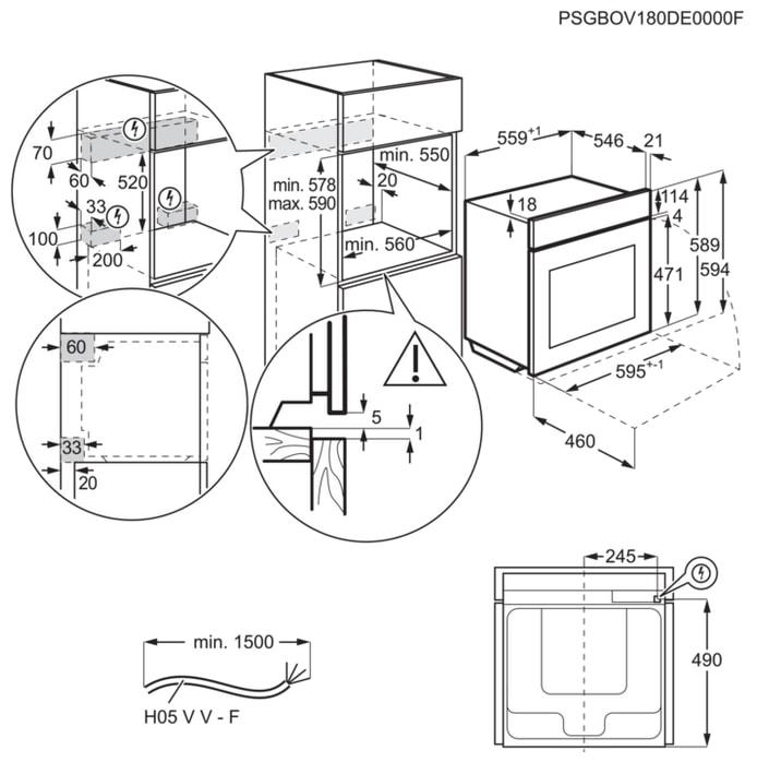 Духовой шкаф AEG BER 455120 B SteamBake (29340) - фото 3