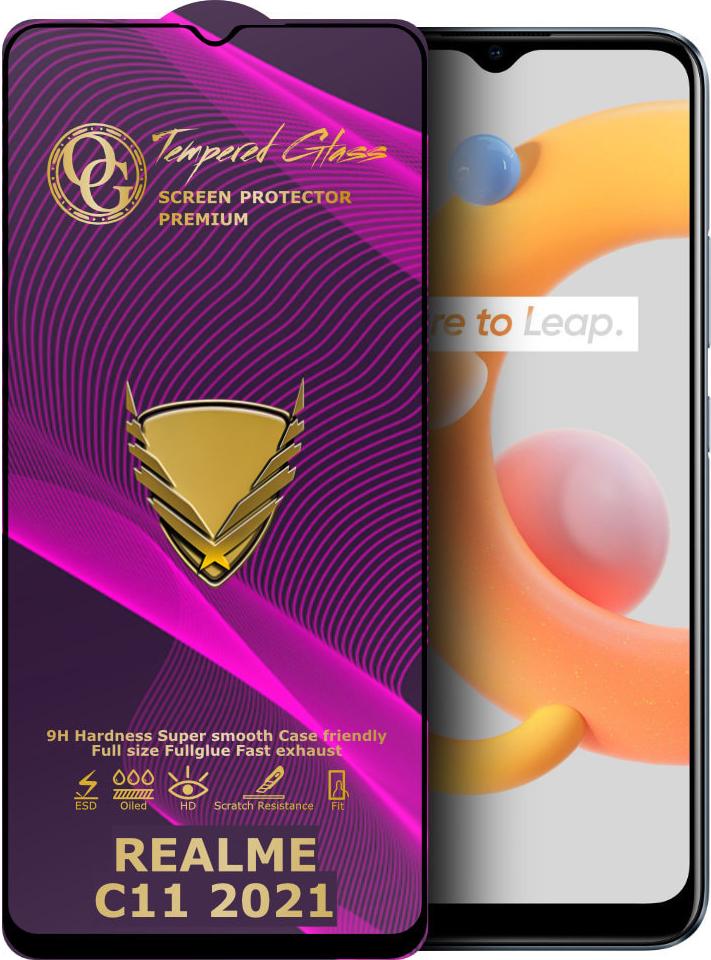 Стекло защитное GoldenArmor Realme C11 2021 Full Glue (32310)