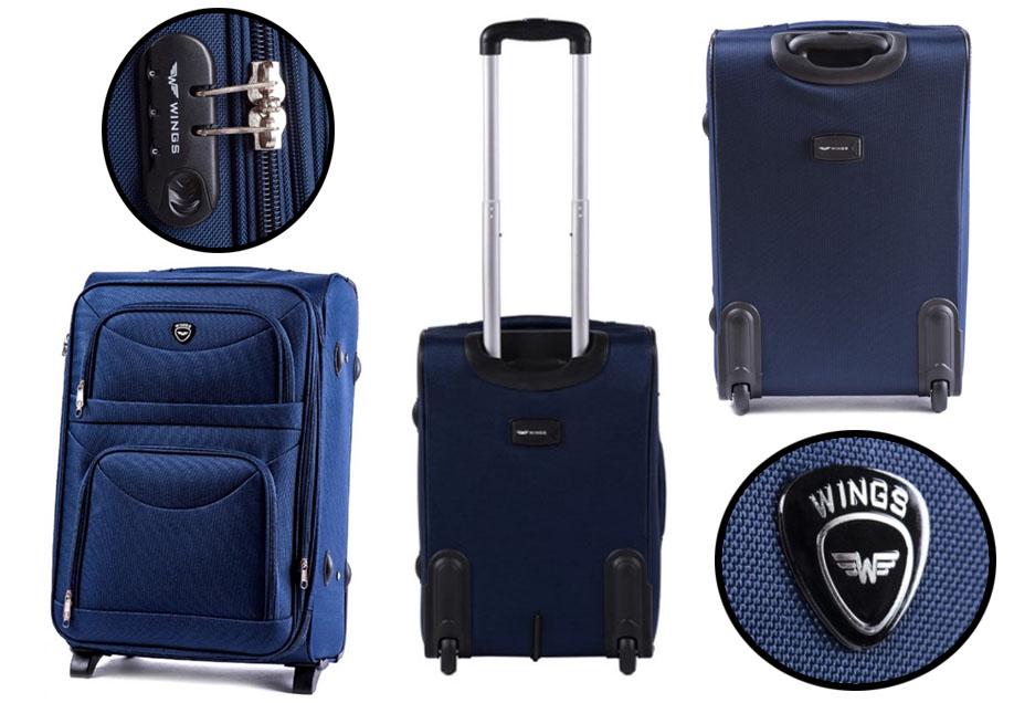 Валіза текстильна Wings 6802 S на 2 колесах Синій (CETKNWI6802SM2SIN) - фото 4 Валіза текстильна Wings 6802 S на 2 колесах Синій (CETKNWI6802SM2SIN) - фото 4