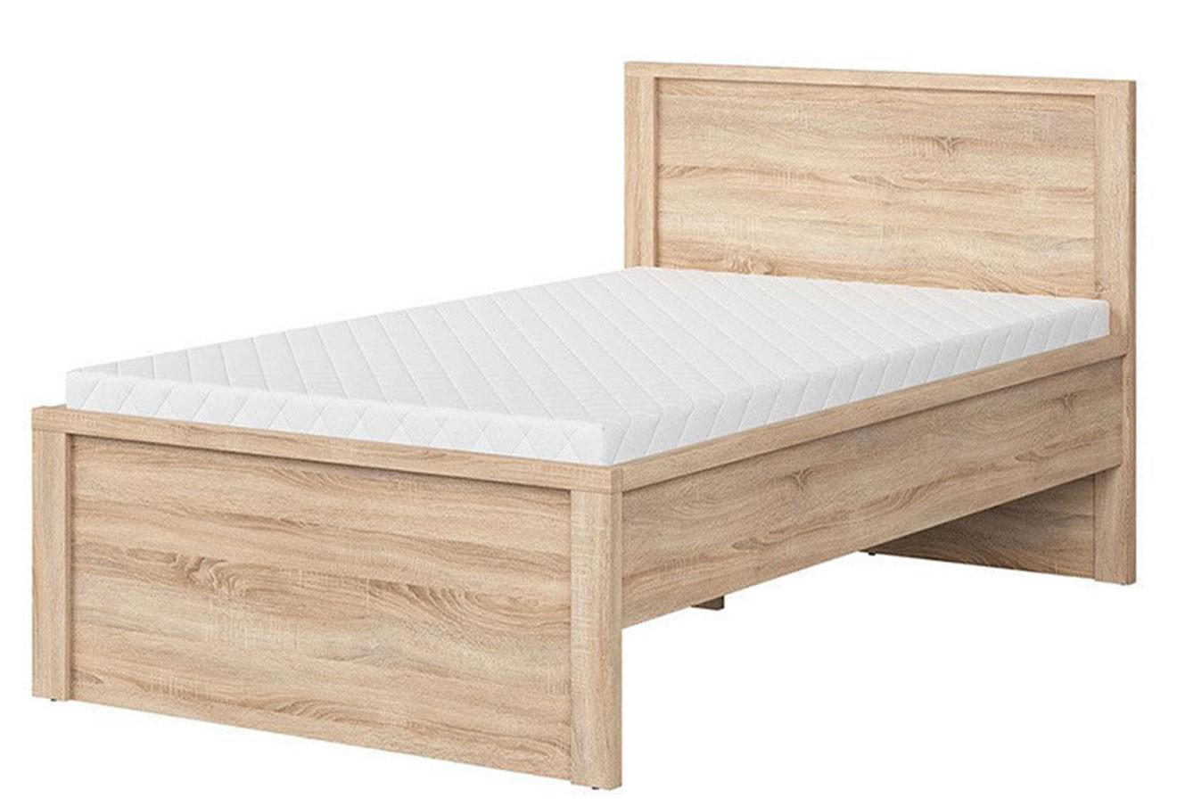 Кровать односпальная Gerbor Каспиан LOZ/90 960х2065х735 мм без матраса Дуб сонома