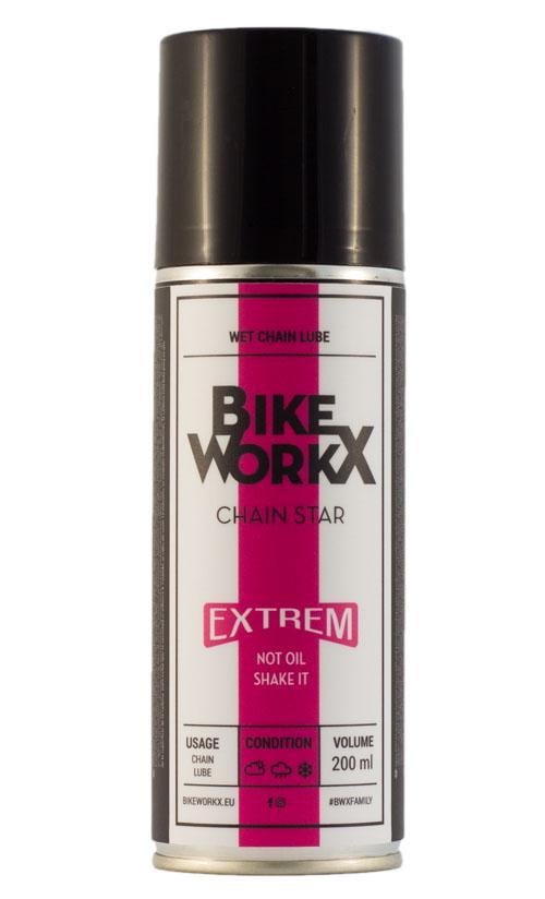 Смазка для цепи BikeWorkх Chain Star Eхtreme спрей 200 мл