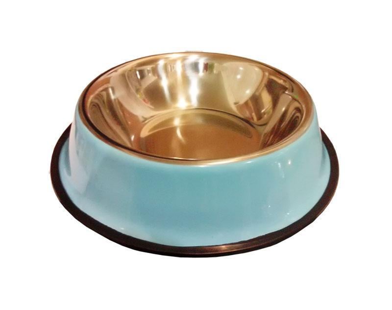 Миска для собаки з нержавіючої сталі 34 см 1,8 л Різнокольоровий (2296455615)