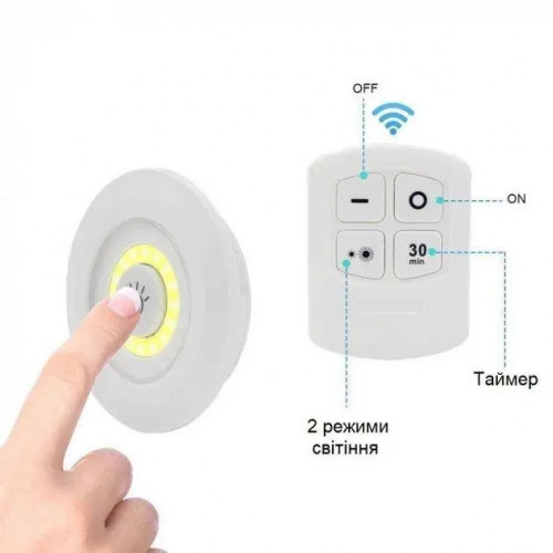 Набор ламп LED с пультом 3 шт. - фото 5