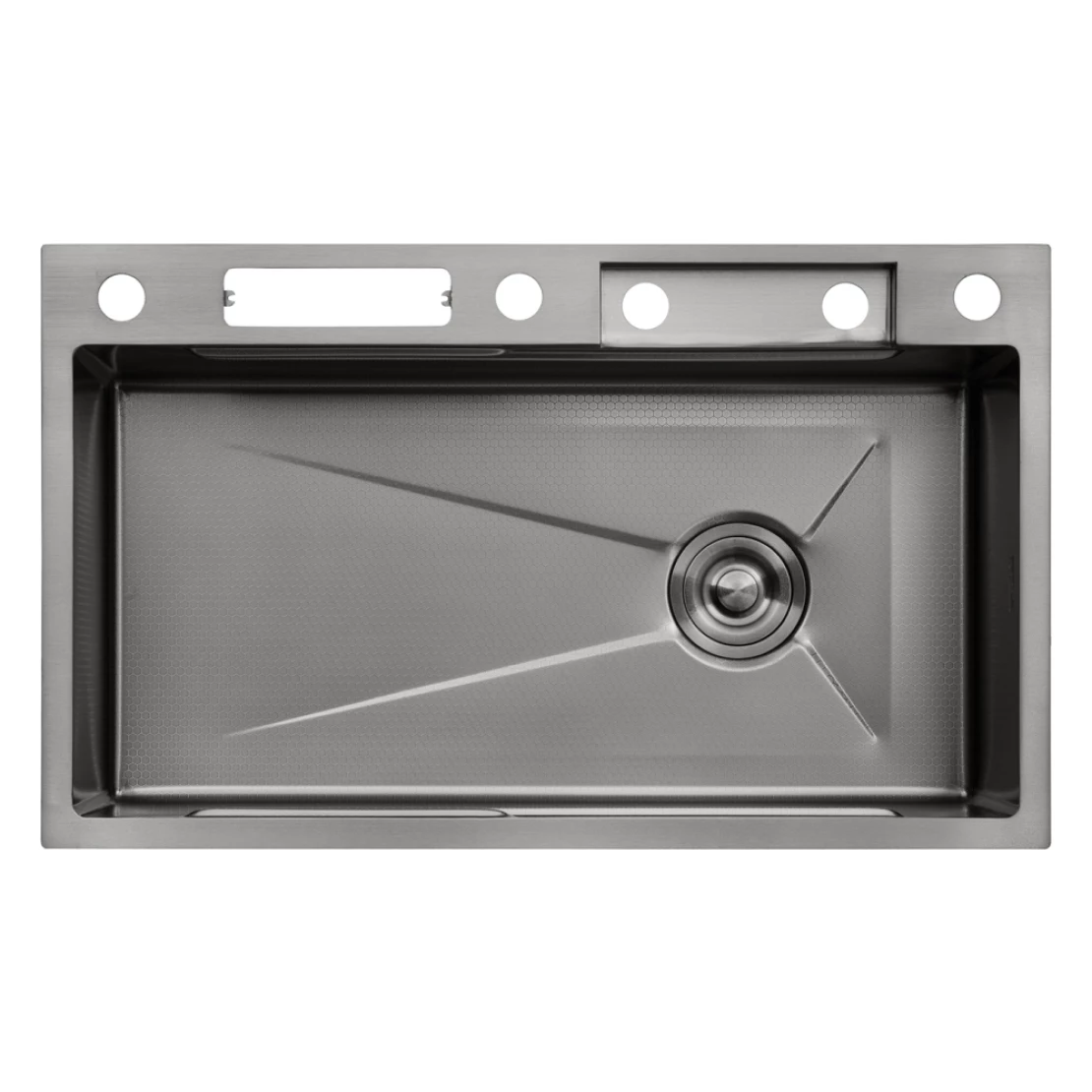 Мийка кухонна Kroner KRP Schwarze SET7545NB PVD 3,0/0,8 мм (CV033805) - фото 3 Мийка кухонна Kroner KRP Schwarze SET7545NB PVD 3,0/0,8 мм (CV033805) - фото 3