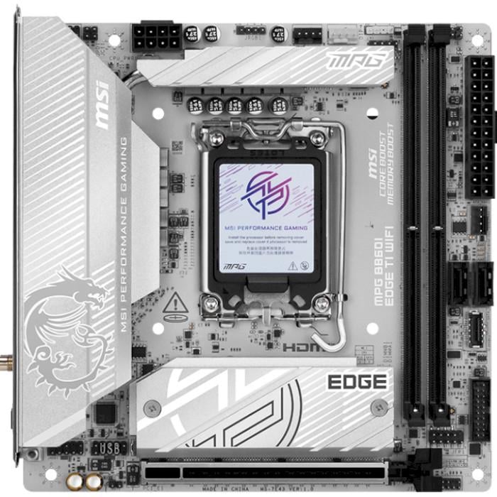 Материнская плата MSI MPG B860I EDGE TI Wi-Fi White (31776062)