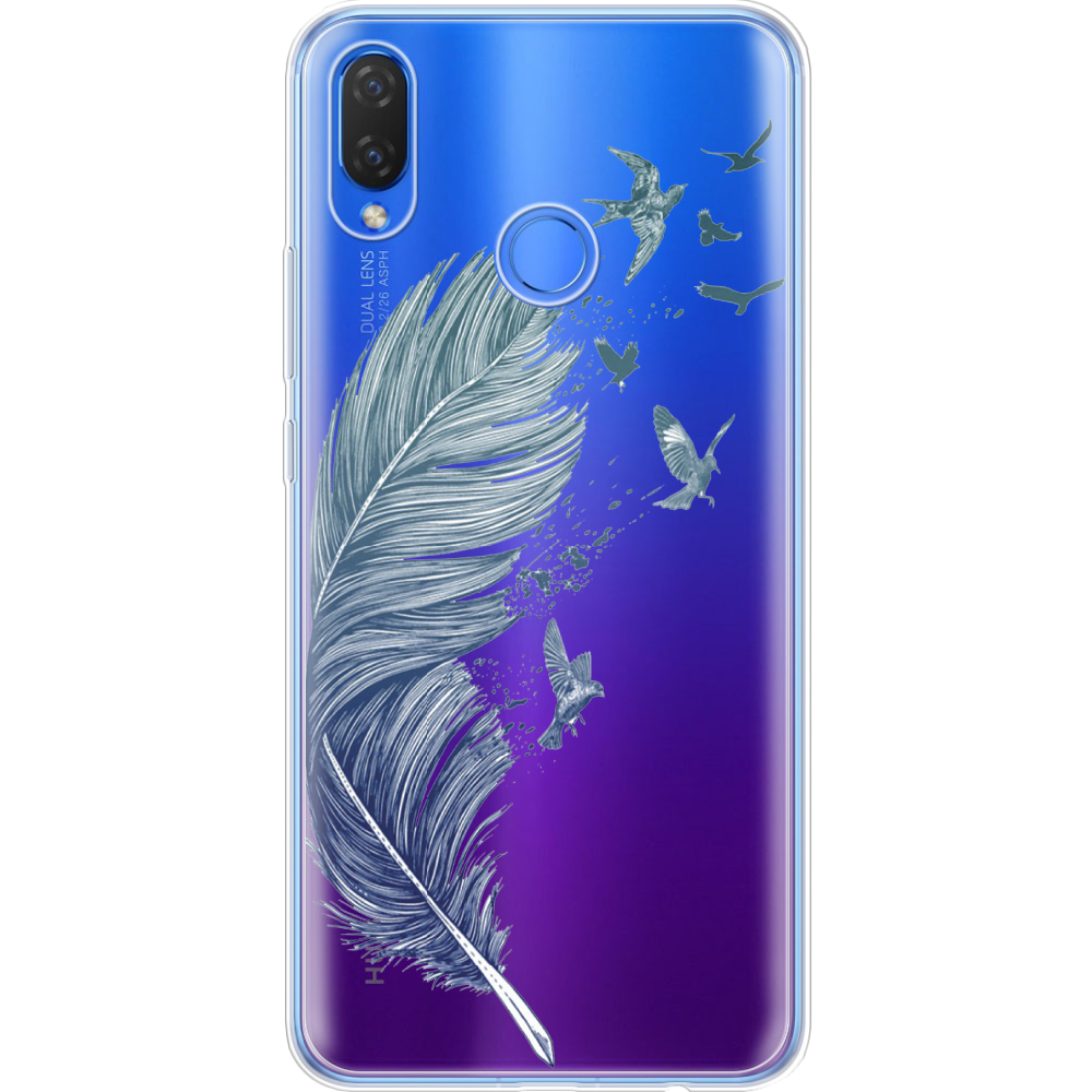 Чохол Boxface Huawei P Smart Plus Feather Прозорий силікон (34912-cc38-34912)